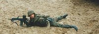 Wanderausstellung der Bundeswehr April 2002